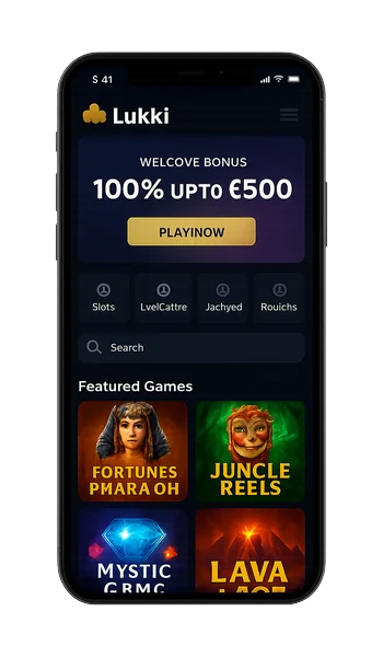 Lukki Casino App Screenshot